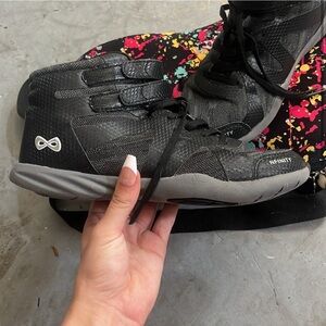 nfinity cheer shoes with ankle support:
NFINITY BEAST MID TOP NFS-1030-90